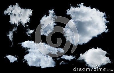 Isolated clouds Stock Photo