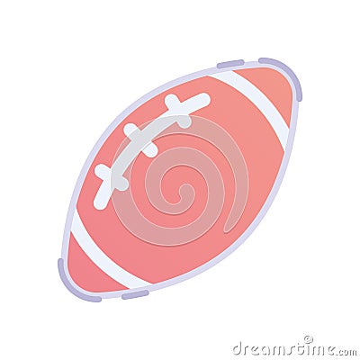 Isolated colored football ball icon Vector Vector Illustration