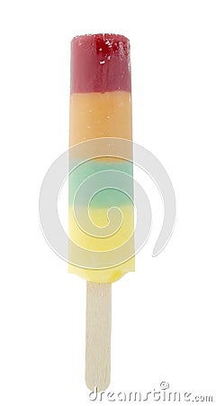 Isolated colorful icelolly Stock Photo