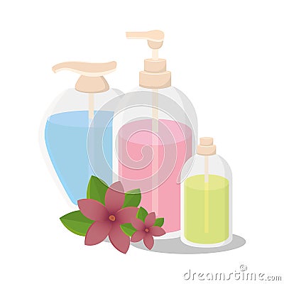 Isolated colors fragance spa vector illustration Vector Illustration