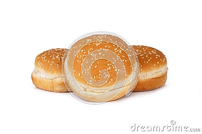 Isolated Crumpet Bread View Stock Photo