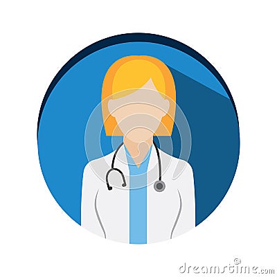 Isolated doctor icon Vector Illustration