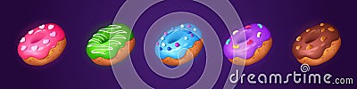 Isolated donut food game icon vector illustration Vector Illustration
