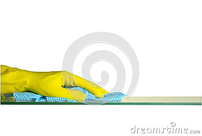 Isolated duster Stock Photo