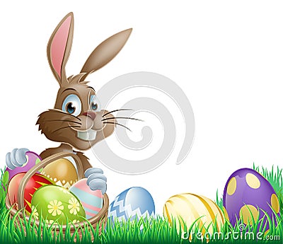 Isolated Easter footer design Vector Illustration