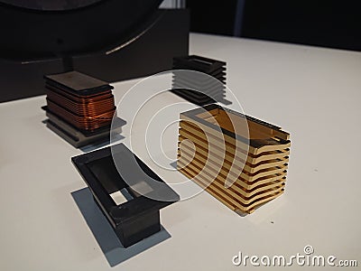 Electrical Inductors Stock Photo