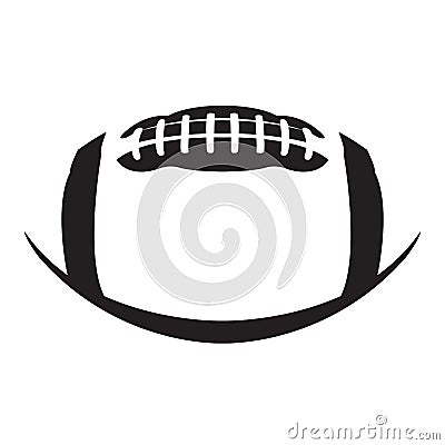 Isolated football ball Vector Illustration