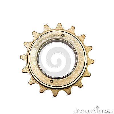 Isolated Gear Stock Photo