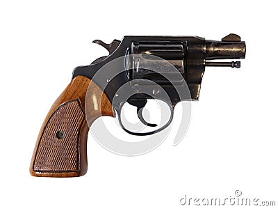 Isolated Gun Stock Photo