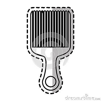 Isolated hair comb design Vector Illustration
