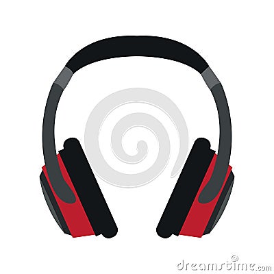 Isolated headphones icon Vector Illustration