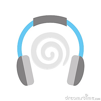 Isolated headphones icon Vector Illustration