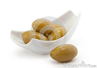 Some marinated olives Stock Photo