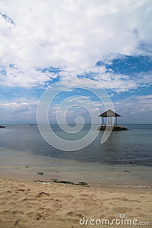 Isolated hut Stock Photo