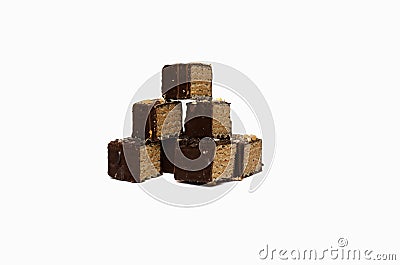 Isolated image of chocolate candy on a white background Stock Photo