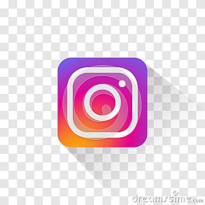 Isolated Instagram logo. Vector illustration. Instagram icon. Vector Illustration