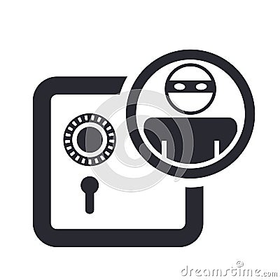 Isolated insurance icon. Vector Illustration