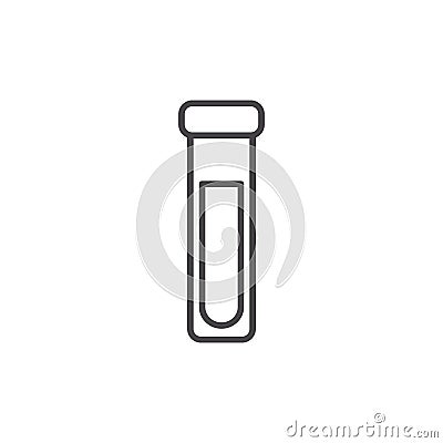 Isolated laboratory flask vector design Vector Illustration