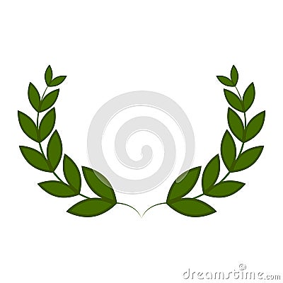 Isolated laurel wreath Vector Illustration