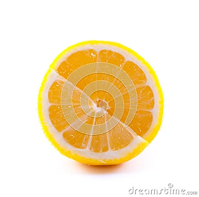Isolated lemon Stock Photo