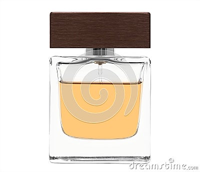 Isolated male perfume bottle Stock Photo