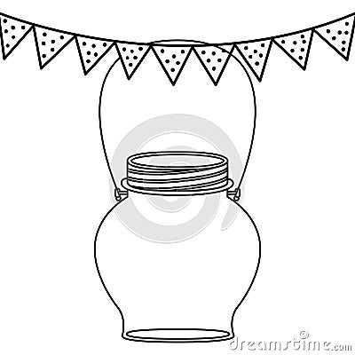 Isolated mason jar design Vector Illustration