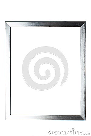 Isolated metal frame Stock Photo