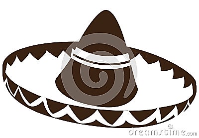 Isolated mexican hat Vector Illustration