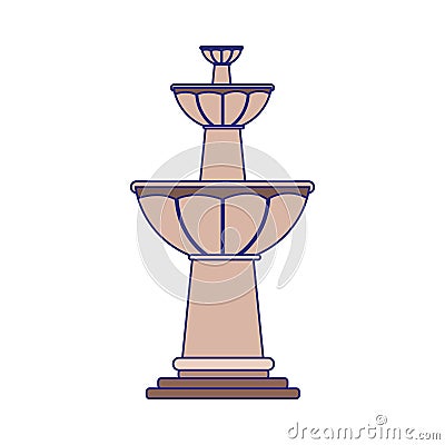 Isolated mexican water fount vector design Vector Illustration