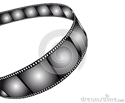 Isolated movie/photo film Vector Illustration