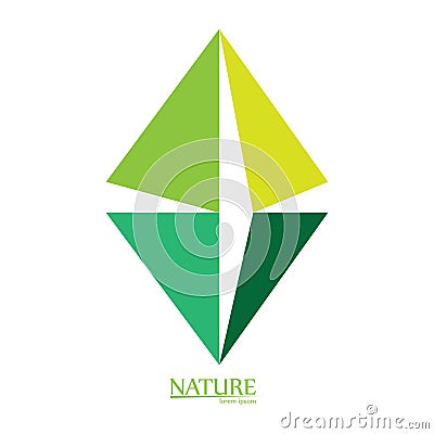 Isolated nature logo Vector Illustration