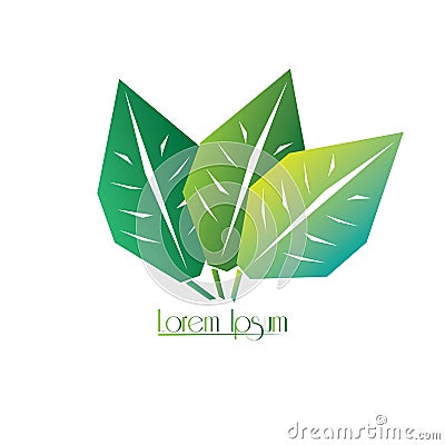 Isolated nature logo Vector Illustration