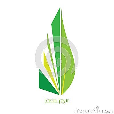 Isolated nature logo Vector Illustration
