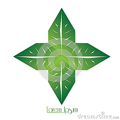 Isolated nature logo Vector Illustration