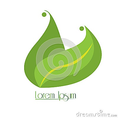 Isolated nature logo Vector Illustration