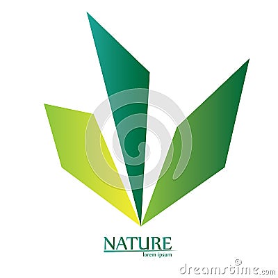 Isolated nature logo Vector Illustration