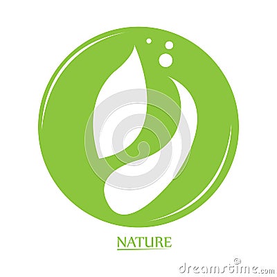 Isolated nature logo Vector Illustration