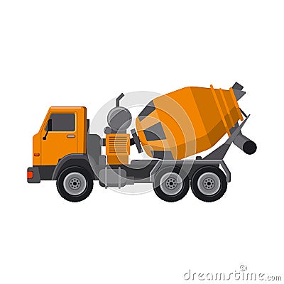 Isolated object of build and construction logo. Collection of build and machinery stock symbol for web. Vector Illustration