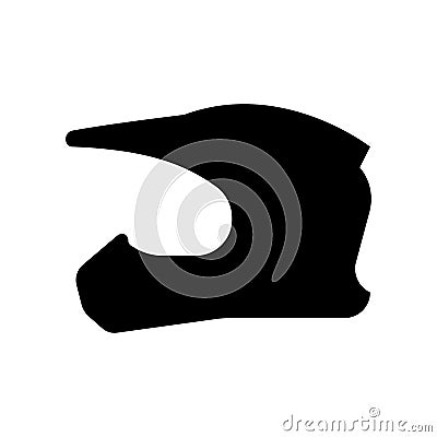 Isolated object of helmet and sport logo. Set of helmet and moto stock vector Cartoon Illustration