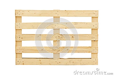 Isolated pallet Stock Photo