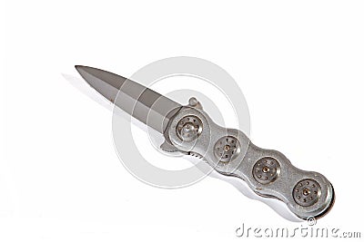 Isolated penknife Stock Photo