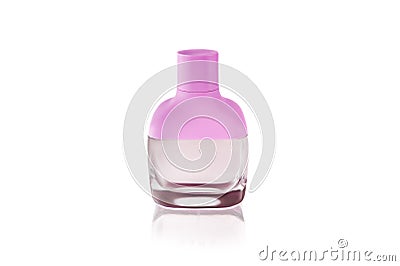 Isolated perfume bottle Stock Photo