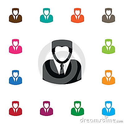 Isolated Person Icon. Man Vector Element Can Be Used For Person, Male, Man Design Concept. Vector Illustration