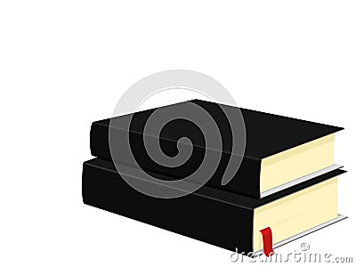Isolated Pile of book on transparent background. The good element for creating your content Vector Illustration