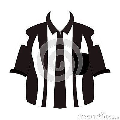 Isolated referee shirt Vector Illustration