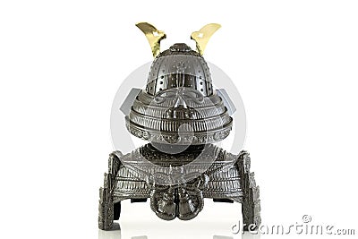 The isolated Samurai armor Stock Photo