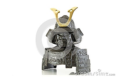 The isolated Samurai armor Stock Photo