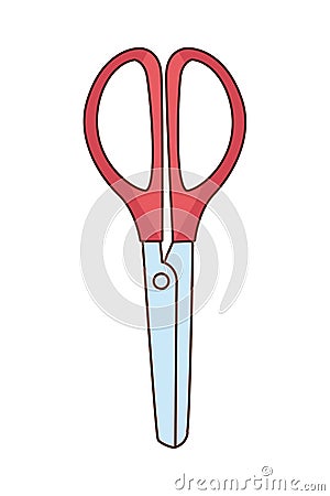 Isolated scissor tool vector design Vector Illustration