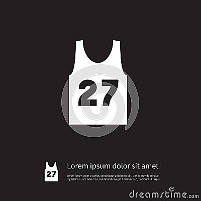 Isolated Sleeveless Tank Icon. Singlet Vector Element Can Be Used For Singlet, Sleeveless, Shirt Design Concept. Vector Illustration