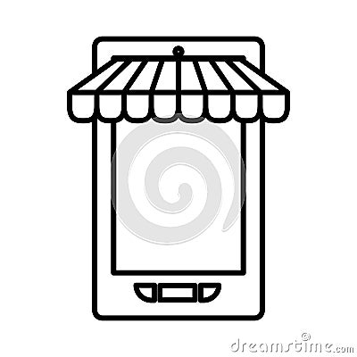 Isolated smartphone device design Vector Illustration